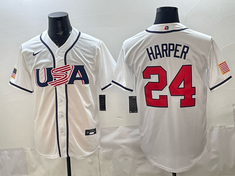 Men 2026 World cup white MLB Nike jersey 0024
